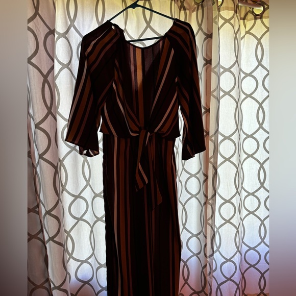 Striped jumpsuit - Picture 2 of 2